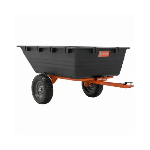 1,000 Lb. Poly Swivel Steel Tow-Behind Dump Cart 1,000 Lb. Poly Swivel Steel Tow-Behind Dump Cart