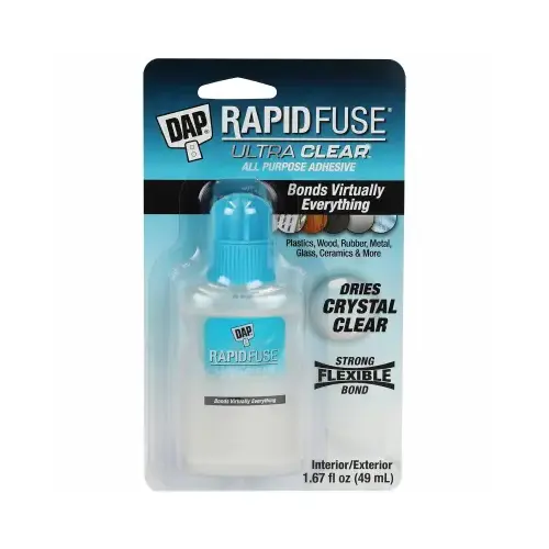 RapidFuse All-Purpose Adhesive, Clear, 1.67 fl-oz Bottle RapidFuse All-Purpose Adhesive, Clear, 1.67 fl-oz Bottle