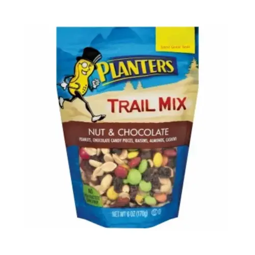 Trail Mix, Chocolate, Nuts Flavor, 6 oz Bag Trail Mix, Chocolate, Nuts Flavor, 6 oz Bag