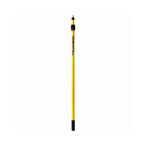 Pro-Pole Extension Pole, 1-1/4 in Dia, 4.1 to 7-1/2 ft L, Fiberglass/Rubber, Fiberglass Handle