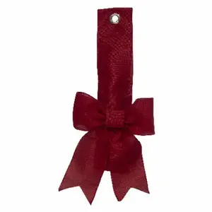 DYNO SEASONAL SOLUTIONS 4424-A1307CC Wreath Hanger, Red Linen Ribbon, 34 In.