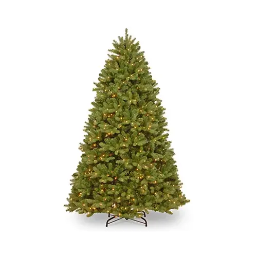 Artificial Newberry Spruce Pre-Lit Christmas Tree, 750 Clear Lights, Hinged, 7.5 Ft. Artificial Newberry Spruce Pre-Lit Christmas Tree, 750 Clear Lights, Hinged, 7.5 Ft.