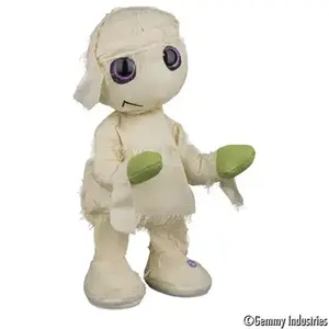 Gemmy 95780 Animated Musical Halloween Plush, Skeleton or Mummy