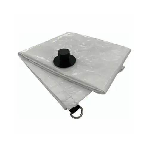 Leak Tarp, White, 5 x 5-Ft. Leak Tarp, White, 5 x 5-Ft.