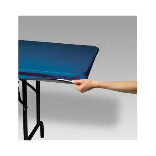 Stay Put Table Cover, Royal Blue, 6 Ft. Long Stay Put Table Cover, Royal Blue, 6 Ft. Long