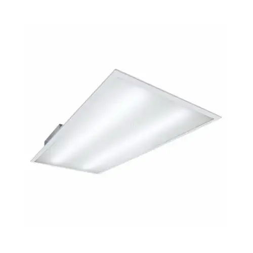 GPT Prismatic Series Flat Panel Light, 120/277 V, 39 W, LED Lamp, 5000 Lumens, Steel Fixture White GPT Prismatic Series Flat Panel Light, 120/277 V, 39 W, LED Lamp, 5000 Lumens, Steel Fixture White