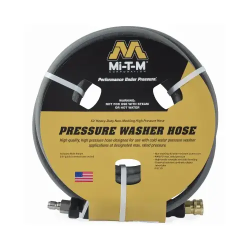 High Pressure Washer Extension Hose, 3/8 In x 50 Ft.