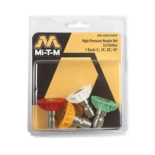 High-Pressure Washer Spray Nozzle, 3.5 Orifice - pack of 4 High-Pressure Washer Spray Nozzle, 3.5 Orifice - pack of 4
