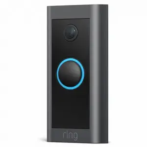Ring B08CKHPP52 Black Hardwired WiFi Video Doorbell