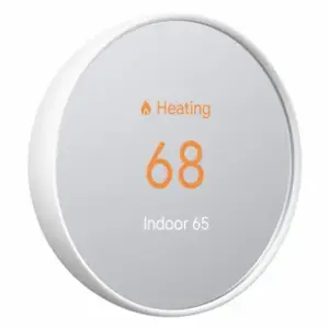 TD SYNNEX Corporation GA01334-US Nest Smart Thermostat, Bluetooth Connectivity, Snow