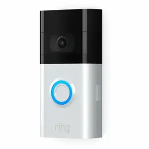 Ring 8VRSLZ-0EN0 Next-Generation Video Doorbell 3, Battery Operated, Motion Detection, WIFI, Sends Notifications