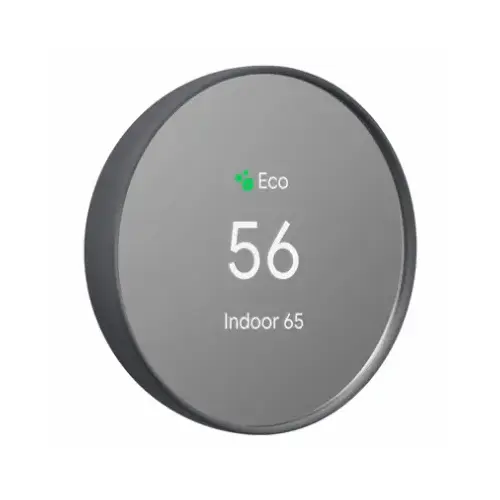 Nest Smart Thermostat, Bluetooth Connectivity, Charcoal Nest Smart Thermostat, Bluetooth Connectivity, Charcoal