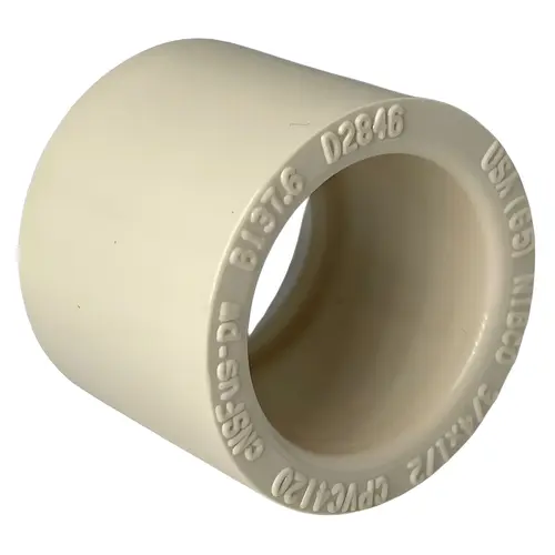 Pipe Bushing, 3/4 x 1/2 in, CPVC, 40 Schedule Pipe Bushing, 3/4 x 1/2 in, CPVC, 40 Schedule