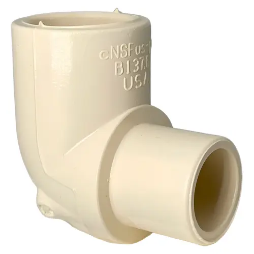 Street Pipe Elbow, 1/2 in, 90 deg Angle, CPVC, 40 Schedule Street Pipe Elbow, 1/2 in, 90 deg Angle, CPVC, 40 Schedule