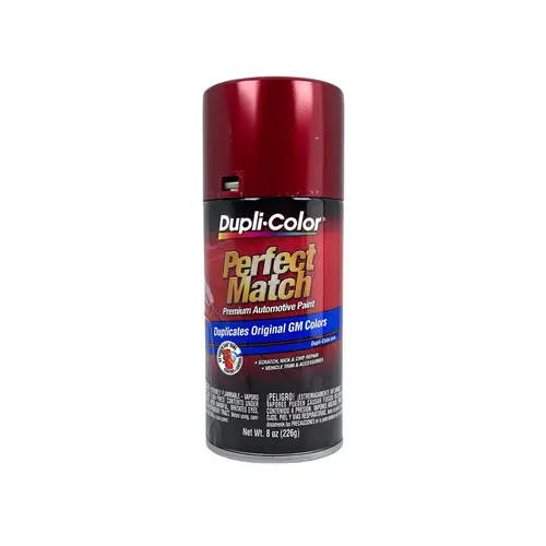 General Motors Exact-Match Automotive Paint; Medium Garnet Red Metallic; 8 oz. A