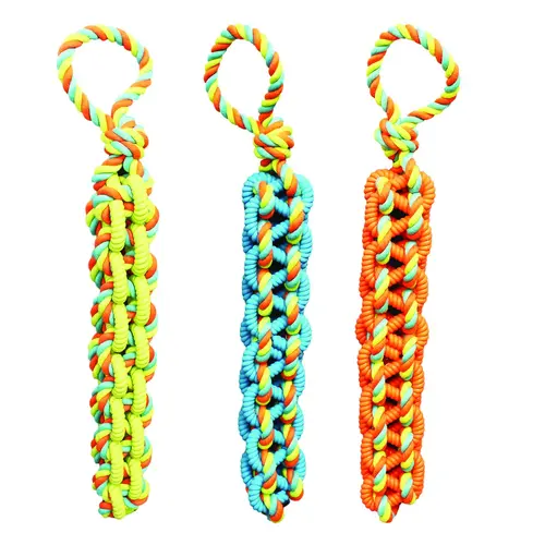 Dog Toy, Braided Rope, Thermoplastic Rubber Dog Toy, Braided Rope, Thermoplastic Rubber