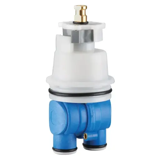 Faucet Cartridge, Ceramic, Chrome Plated, For: Delta Single Handle Tub/Shower Faucets Faucet Cartridge, Ceramic, Chrome Plated, For: Delta Single Handle Tub/Shower Faucets