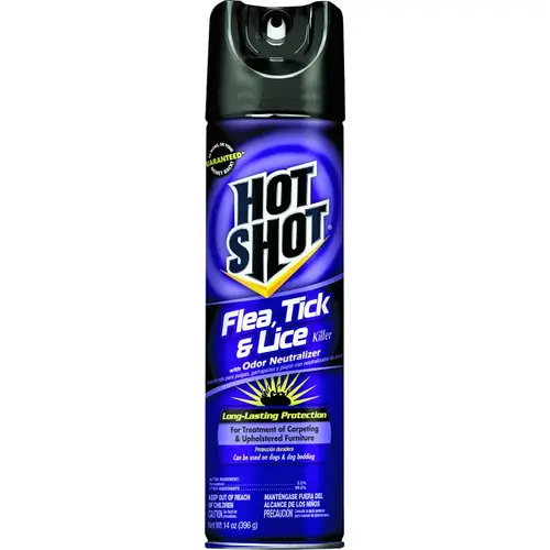 Tick and Lice Killer, Liquid, Spray Application, 14 oz Aerosol Can Clear Tick and Lice Killer, Liquid, Spray Application, 14 oz Aerosol Can Clear