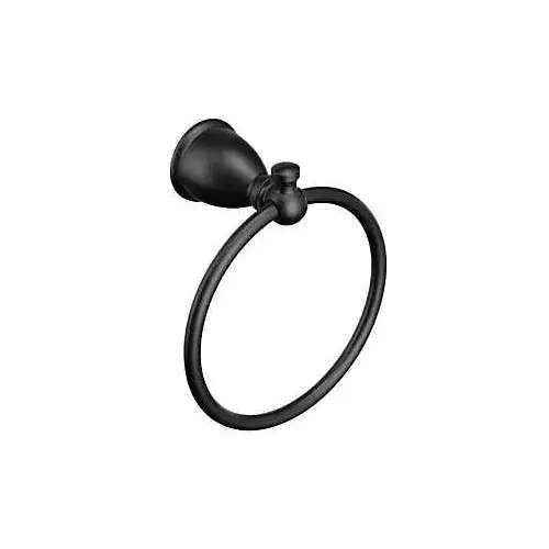 Caldwell Towel Ring Matte Black Finish