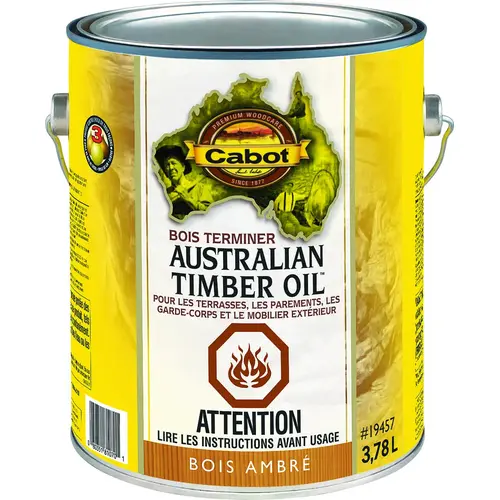 19400 Australian Timber Oil, Amberwood, Liquid, 3.7 L - pack of 4 19400 Australian Timber Oil, Amberwood, Liquid, 3.7 L - pack of 4