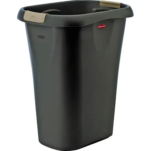 WASTEBASKET OPEN 32 QT DK BLK Cashmere