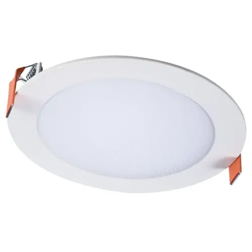 HLB6 Series HLB6099FS1EMWR Downlight, 16 W, 120 V, 1-Lamp, LED Lamp, Aluminum, White - pack of 6 HLB6 Series HLB6099FS1EMWR Downlight, 16 W, 120 V, 1-Lamp, LED Lamp, Aluminum, White - pack of 6