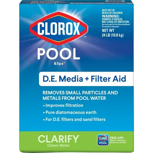 50024CLX Filter Aid, Solid, 24 lb White 50024CLX Filter Aid, Solid, 24 lb White