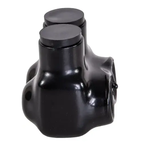 IT Insulated Tap Connector, 1/0 to 14 AWG Wire, 2 -Pole, Plastisol Housing Material, Black