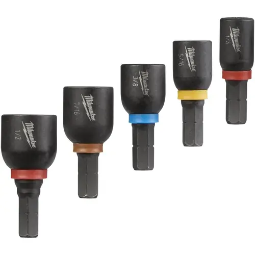 SHOCKWAVE 5-Piece Impact Magnetic Nutdriver Bit Set SHOCKWAVE 5-Piece Impact Magnetic Nutdriver Bit Set