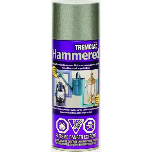 TREMCLAD Spray Paint, Gloss, Silver, 340 g Aerosol Can - pack of 6 TREMCLAD Spray Paint, Gloss, Silver, 340 g Aerosol Can - pack of 6