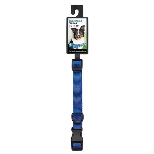 Adjustable Collar, 12 to 18 in L Collar, 5/8 in W Collar, Blue Adjustable Collar, 12 to 18 in L Collar, 5/8 in W Collar, Blue