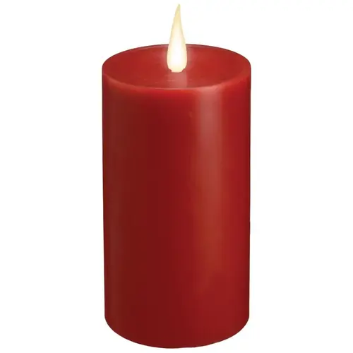Candle, Red Candle, D Alkaline Battery, LED Bulb
