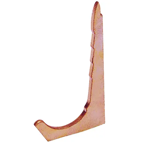 J-Hook, 3/4 in Opening, Steel, For: 1/2 to 3/4 in Pipe Copper - pack of 10