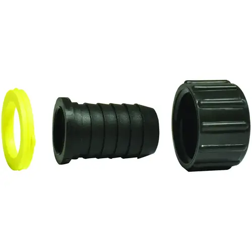 B3434WP Assembly Fitting, 3/4 in, Barb, Polypropylene