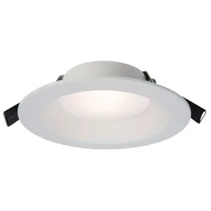 Halo RL6069S1EWHDMR RL6-DM Series LED Retrofit Module, 9 W, 120 V, LED Lamp, White, Matte