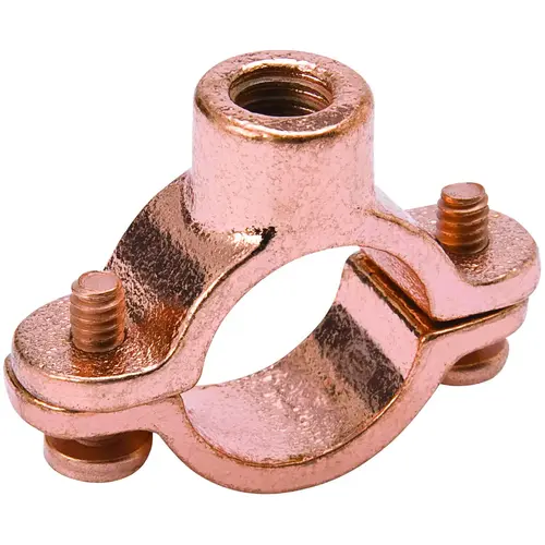 Split Ring Hanger, 1/2 in Opening, Iron Copper Split Ring Hanger, 1/2 in Opening, Iron Copper