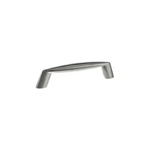 Cabinet Pull, 4-9/16 in L Handle, 7/16 in H Handle, 1-3/32 in Projection, Metal, Brushed Nickel Cabinet Pull, 4-9/16 in L Handle, 7/16 in H Handle, 1-3/32 in Projection, Metal, Brushed Nickel