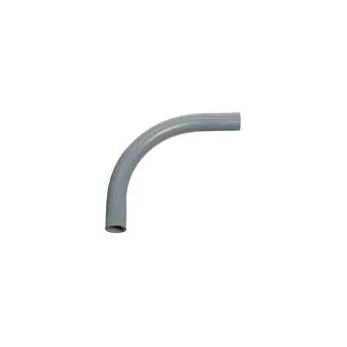 Conduit Elbow, 90 deg Angle, PVC, Gray