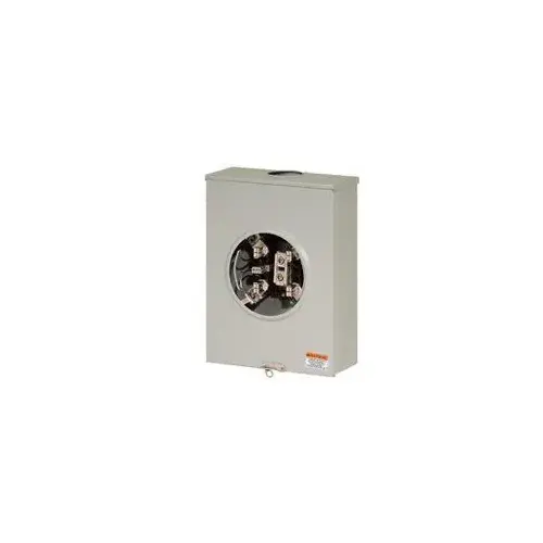 Meter Socket, 1 -Phase, 200 A, 600 V, 5 -Jaw, 1 -Socket Meter Socket, 1 -Phase, 200 A, 600 V, 5 -Jaw, 1 -Socket