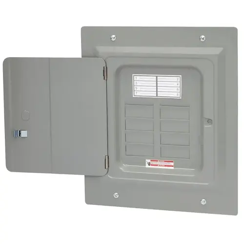 Load Center, 125 A, 8 -Space, 16 -Circuit, Non-Combination, Plug-In Main Lug, Type BR, Gray Load Center, 125 A, 8 -Space, 16 -Circuit, Non-Combination, Plug-In Main Lug, Type BR, Gray