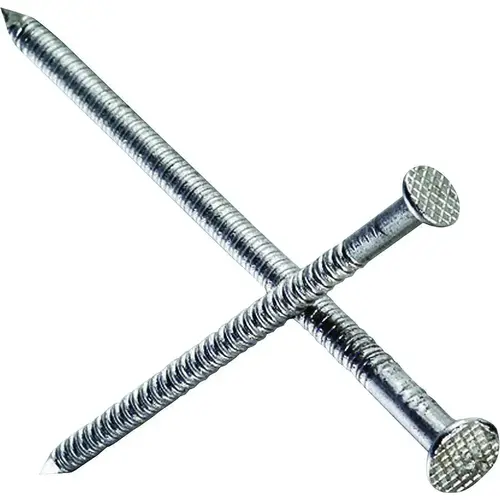 Simpson Strong-Tie Deck Nail, 10D, 3 in L, Stainless Steel, Bright, Full Round Head, Annular Ring Shank, 5/lb Simpson Strong-Tie Deck Nail, 10D, 3 in L, Stainless Steel, Bright, Full Round Head, Annular Ring Shank, 5/lb