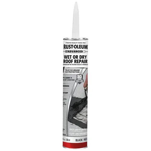 Wet Roof Repair, Black, Liquid, 10.1 oz Cartridge Wet Roof Repair, Black, Liquid, 10.1 oz Cartridge