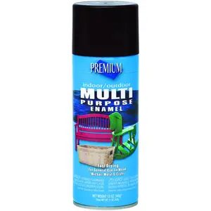 Rust-Oleum MP1009 Enamel Spray Paint, Gloss, Rich Brown, 12 oz, Aerosol Can