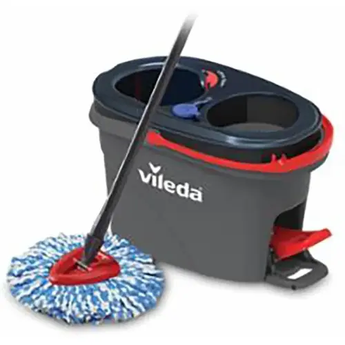 EasyWring RinseClean Spin Mop System, 6 L Capacity, Microfiber Wringer