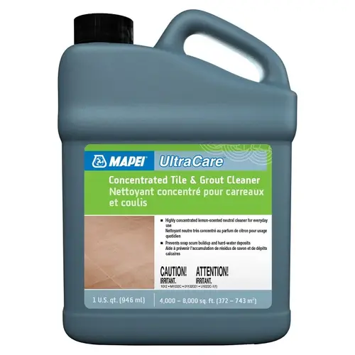 Stone Tile and Grout Cleaner, 946 mL Bottle, Liquid, Characteristic, Colorless