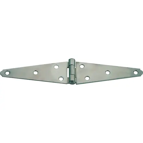 Strap Hinge, 1.4 mm Thick Leaf, Steel, 180 Range of Motion, Screw Mount Mounting - pack of 10