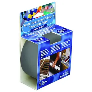 Incom RE3954 Gator Grip Anti-Slip Tape, 15 ft L, 2 in W, Gray