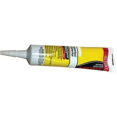 Airtite Siliconized Acrylic Caulk, Clear, 162 mL Airtite Siliconized Acrylic Caulk, Clear, 162 mL