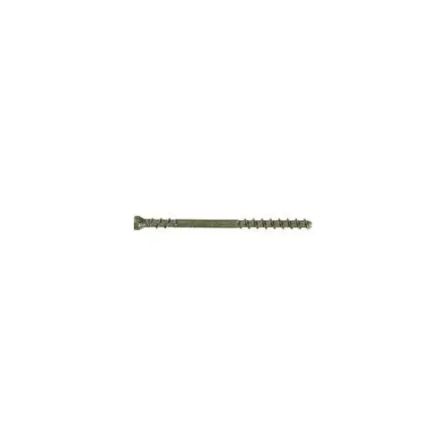 Deck Screw, #7 Thread, 2-3/8 in L, Trim Head, Star Drive, Carbon Steel, ProTech-Coated - pack of 100