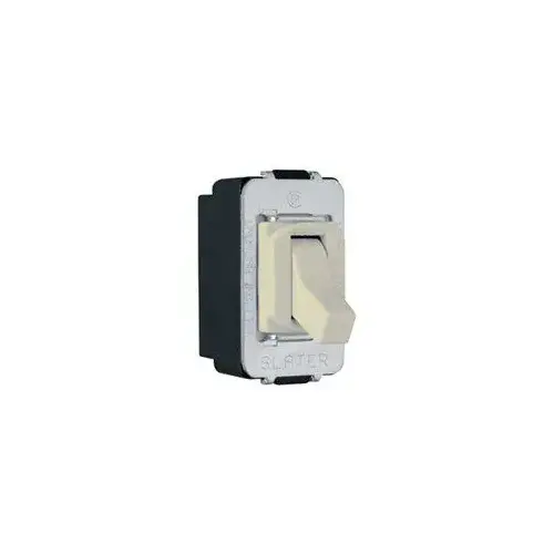 Switch, 15 A, 120/277 V, 3 -Position, Screw Terminal, Thermoplastic Housing Material, Ivory